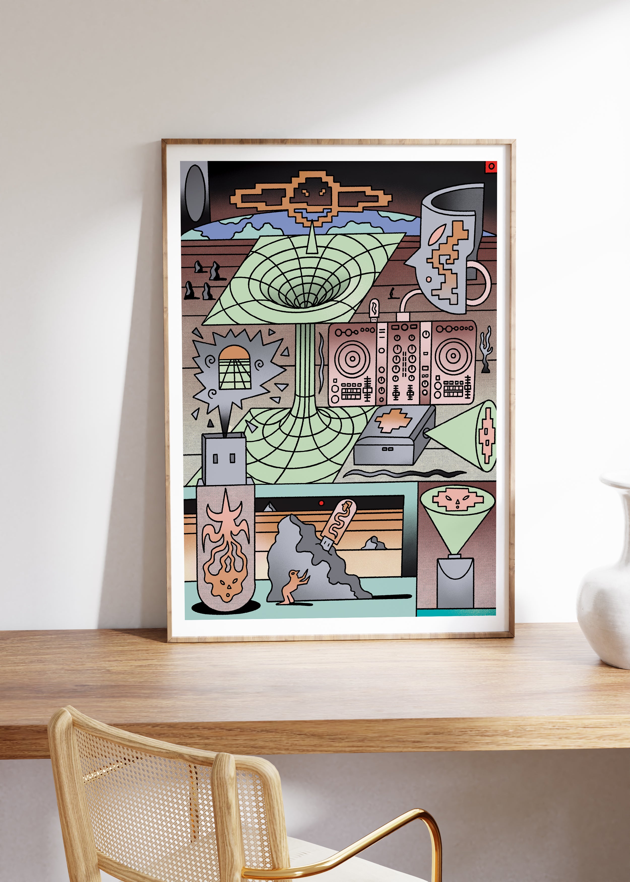 Arkadia Art Print