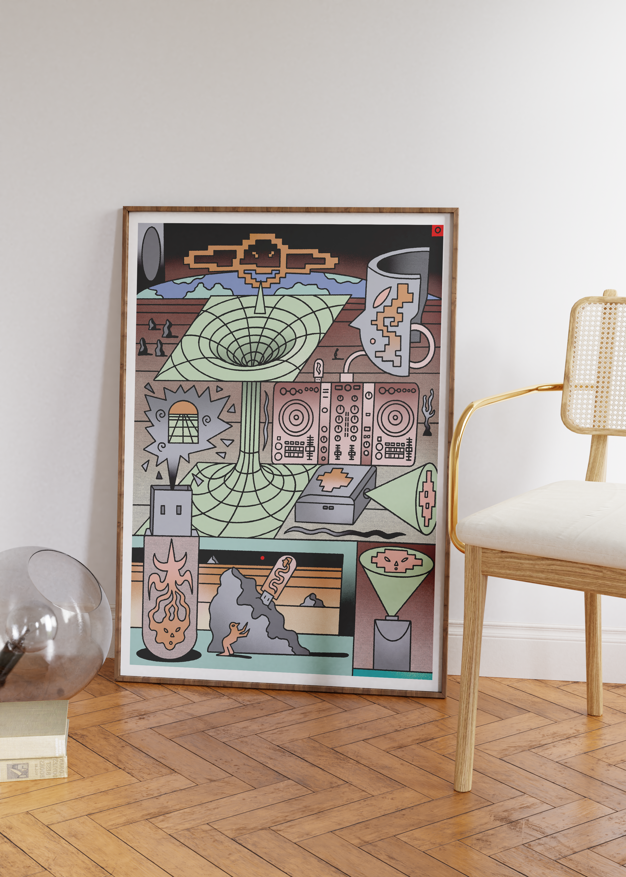 Arkadia Art Print